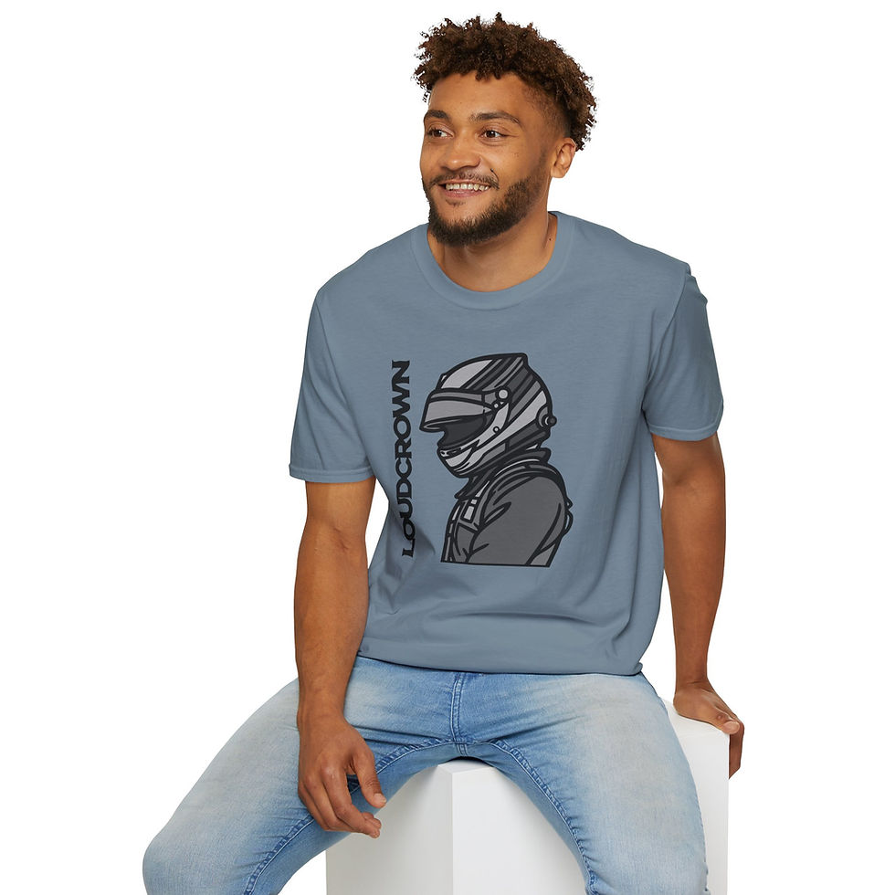 Thumbnail: LoudCrown DRIVER ART 2 Softstyle Racing T-Shirt