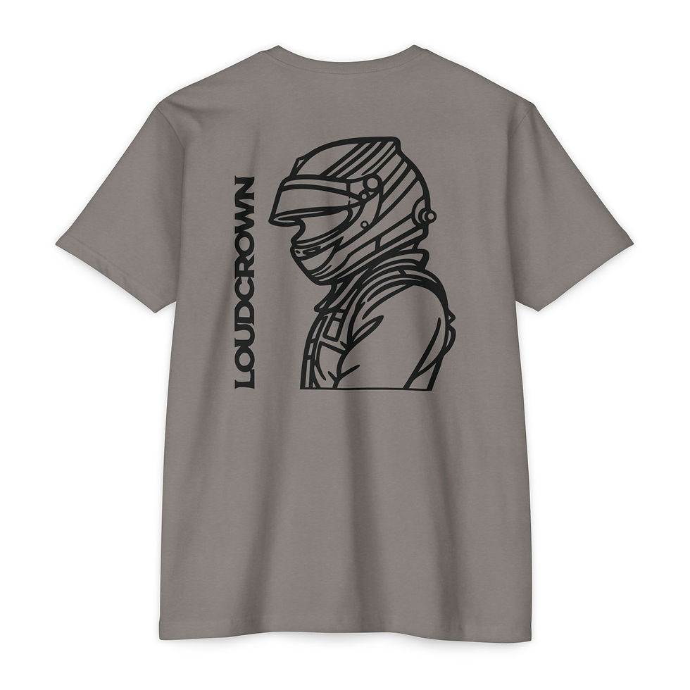 Thumbnail: LoudCrown Driver (BACK) Jersey Racing T-Shirt 60/40