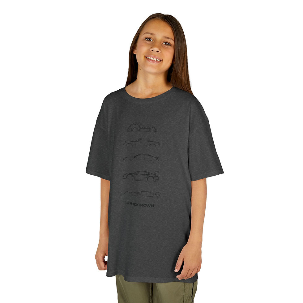 Thumbnail: LoudCrown CARS Kids Kart Racing T-Shirt