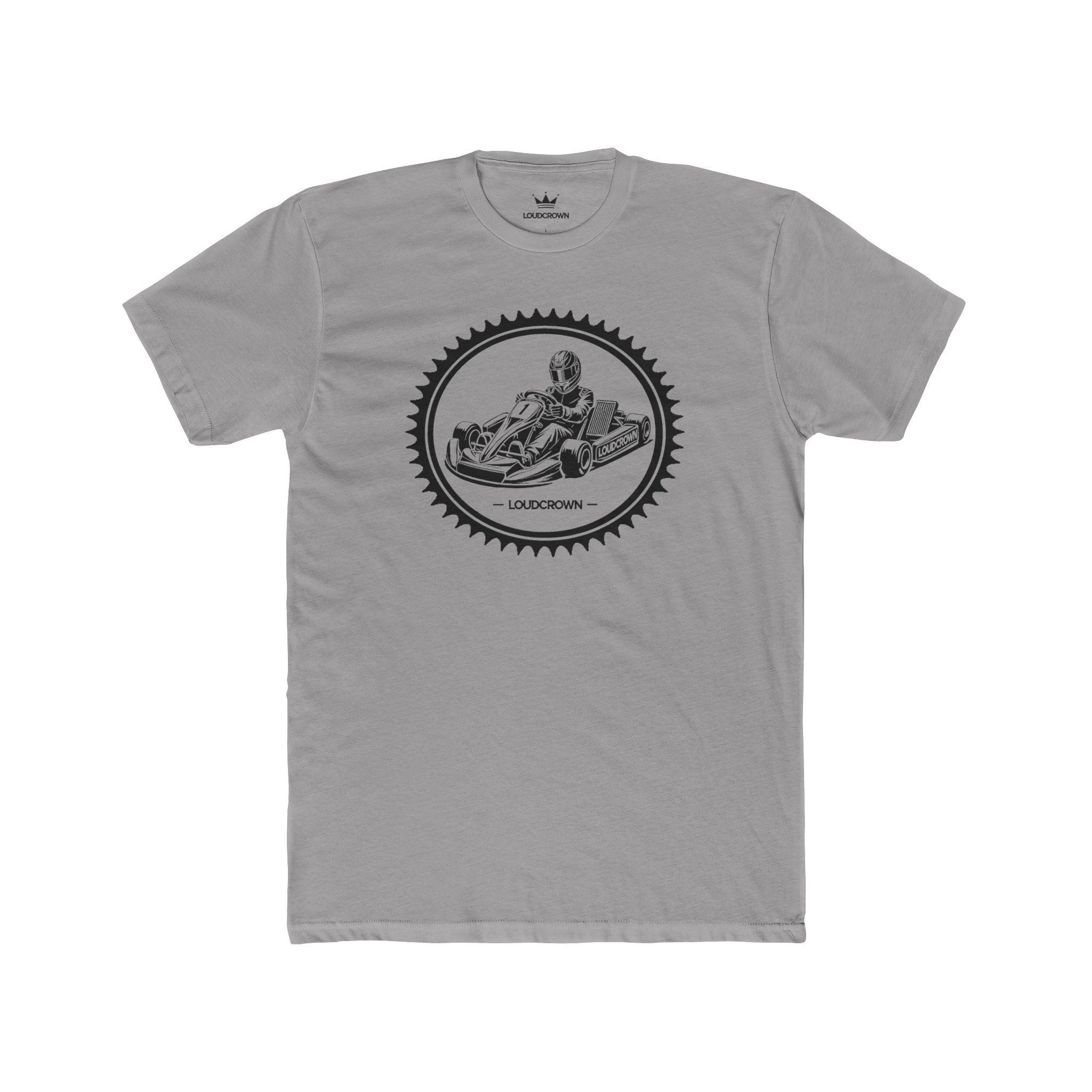 LOUDCROWN KARTING T-SHIRT, MOTORSPORT TEES, RACING TEES, KARTING TEES, MOTORSPORT T SHIRTS, RACING T SHIRTS, KARTING
