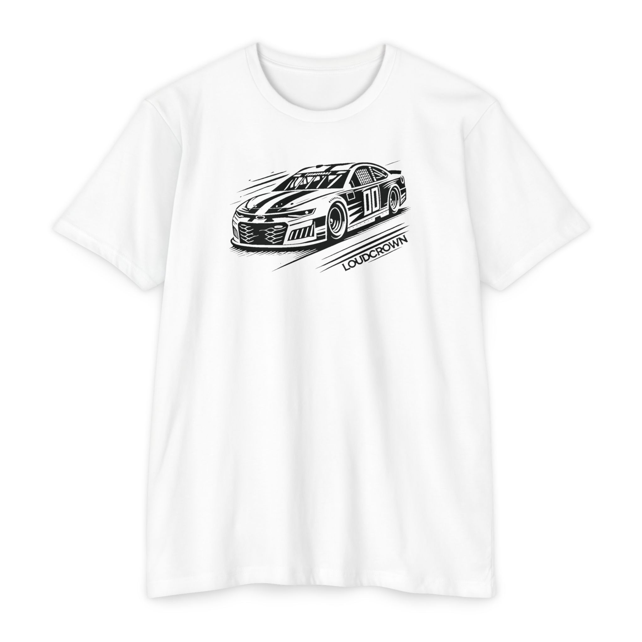 LOUDCROWN STOCK CAR T-SHIRT, Nascar Shirts, Nascar Tees
