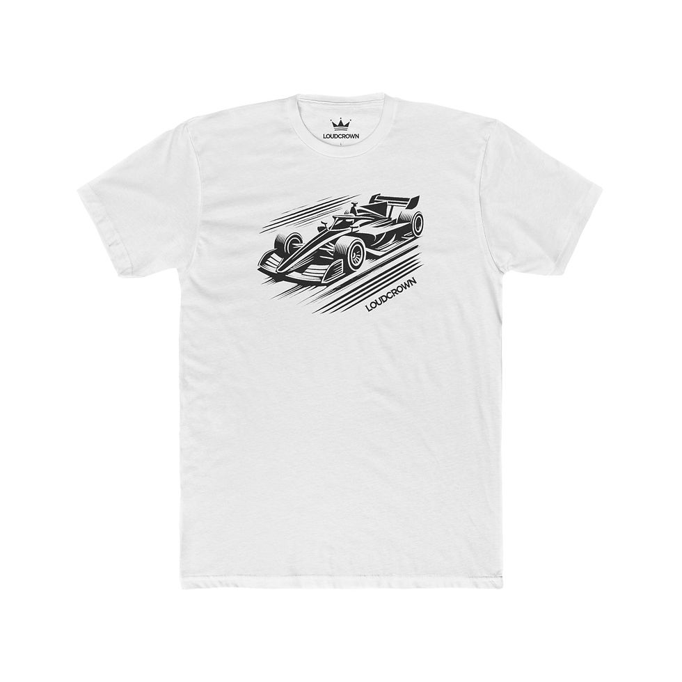 Thumbnail: LOUDCROWN F1 26 T-SHIRT, MOTORSPORT TEES, RACING TEES, KARTING TEES, MOTORSPORT T SHIRTS, RACING T SHIRTS, KARTING