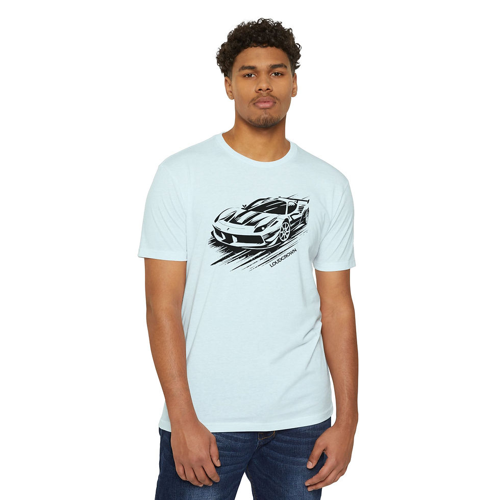 Thumbnail: LoudCrown Ferrari Style Graphic Tee, Car Tees, Car Shirts