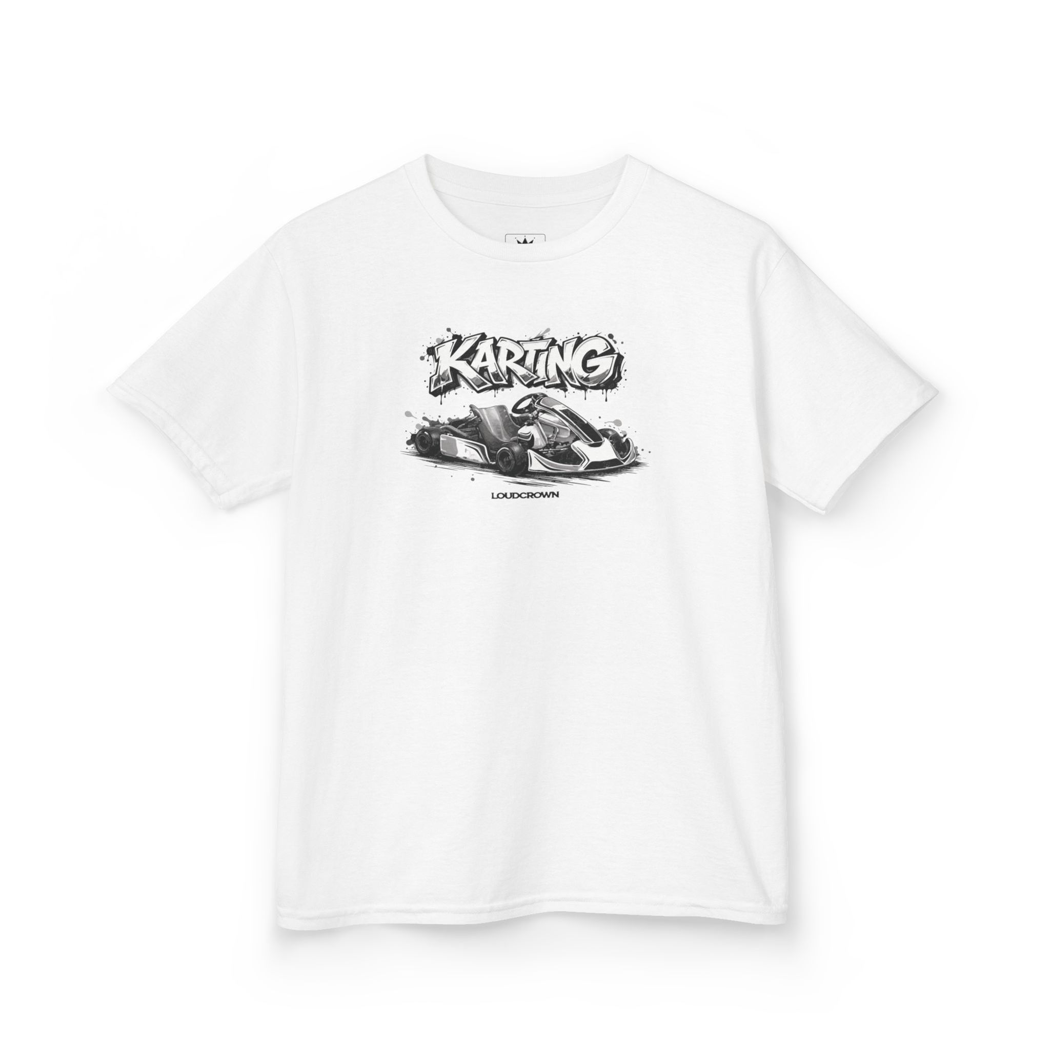 LoudCrown KARTING GRAFFITI Kids Kart Racing T-Shirt