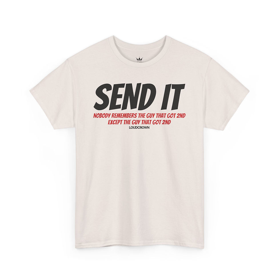 LoudCrown Send It Racing tee