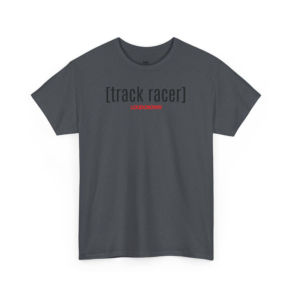 Thumbnail: LoudCrown Track Racer Racing Tee, Racing Shirt, Racing t-shirt