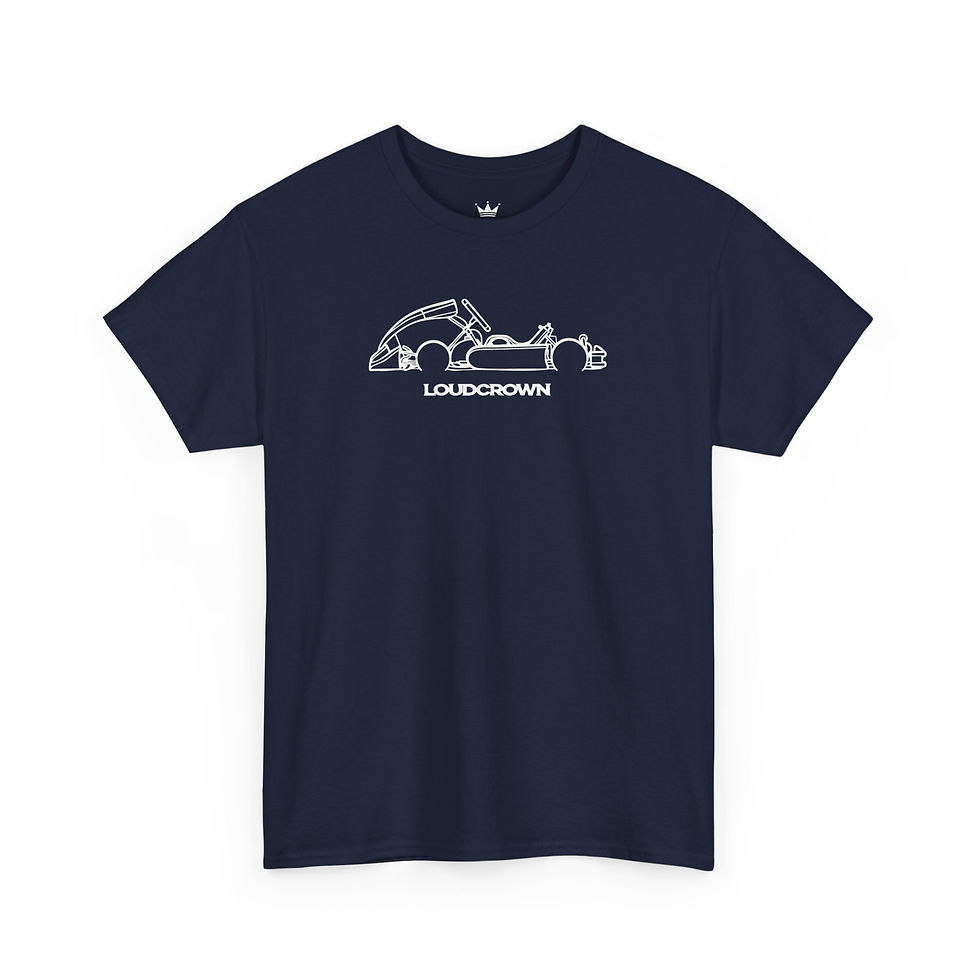 Thumbnail: LOUDCROWN KARTING T-SHIRT, MOTORSPORT TEES, RACING TEES, KARTING TEES, MOTORSPORT T SHIRTS, RACING T SHIRTS, KARTING