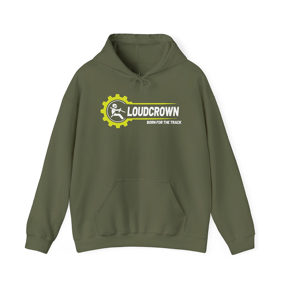 Thumbnail: LoudCrown BORN FOR THE TRACK Racing Hoodie