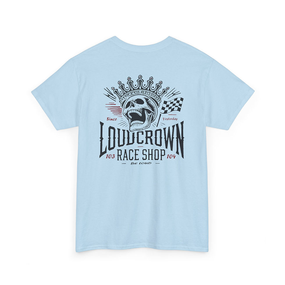 Thumbnail: LoudCrown RACE SHOP Heavy Cotton Tee