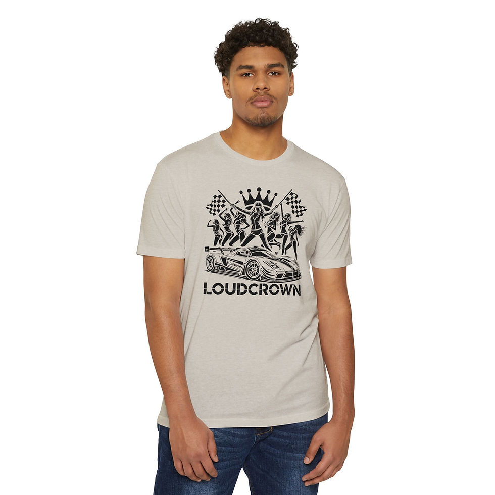 Thumbnail: LOUDCROWN VICTORY T-SHIRT, MOTORSPORT TEES, RACING TEES, KARTING TEES, MOTORSPORT T SHIRTS, RACING T SHIRTS, KARTING T SHIRTS