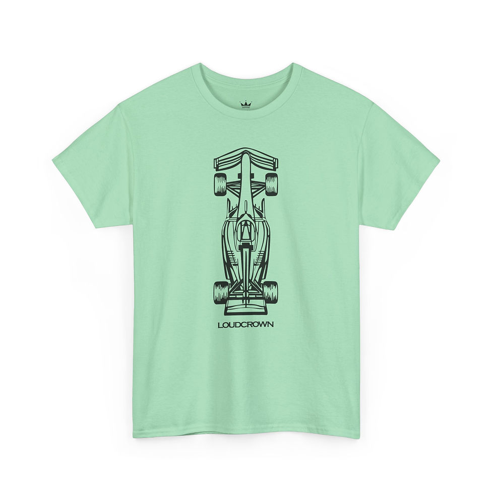 Thumbnail: LoudCrown  F1 Racing Graphic Heavy Cotton Tee