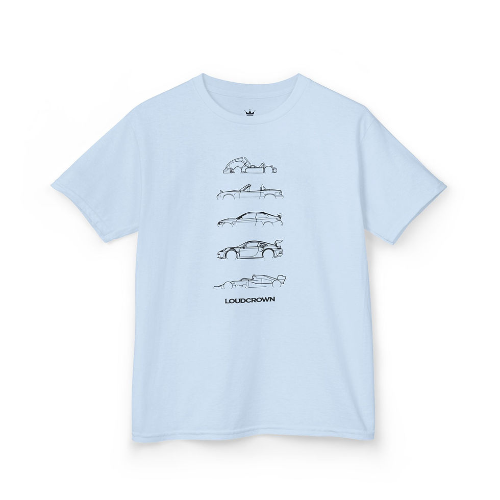 Thumbnail: LoudCrown CARS Kids Kart Racing T-Shirt