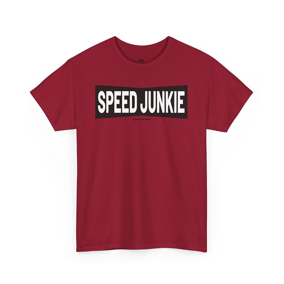 LoudCrown Speed Junkie Racing shirt