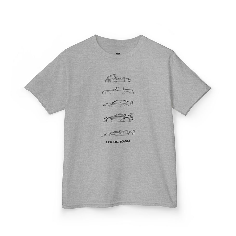 Thumbnail: LoudCrown CARS Kids Kart Racing T-Shirt
