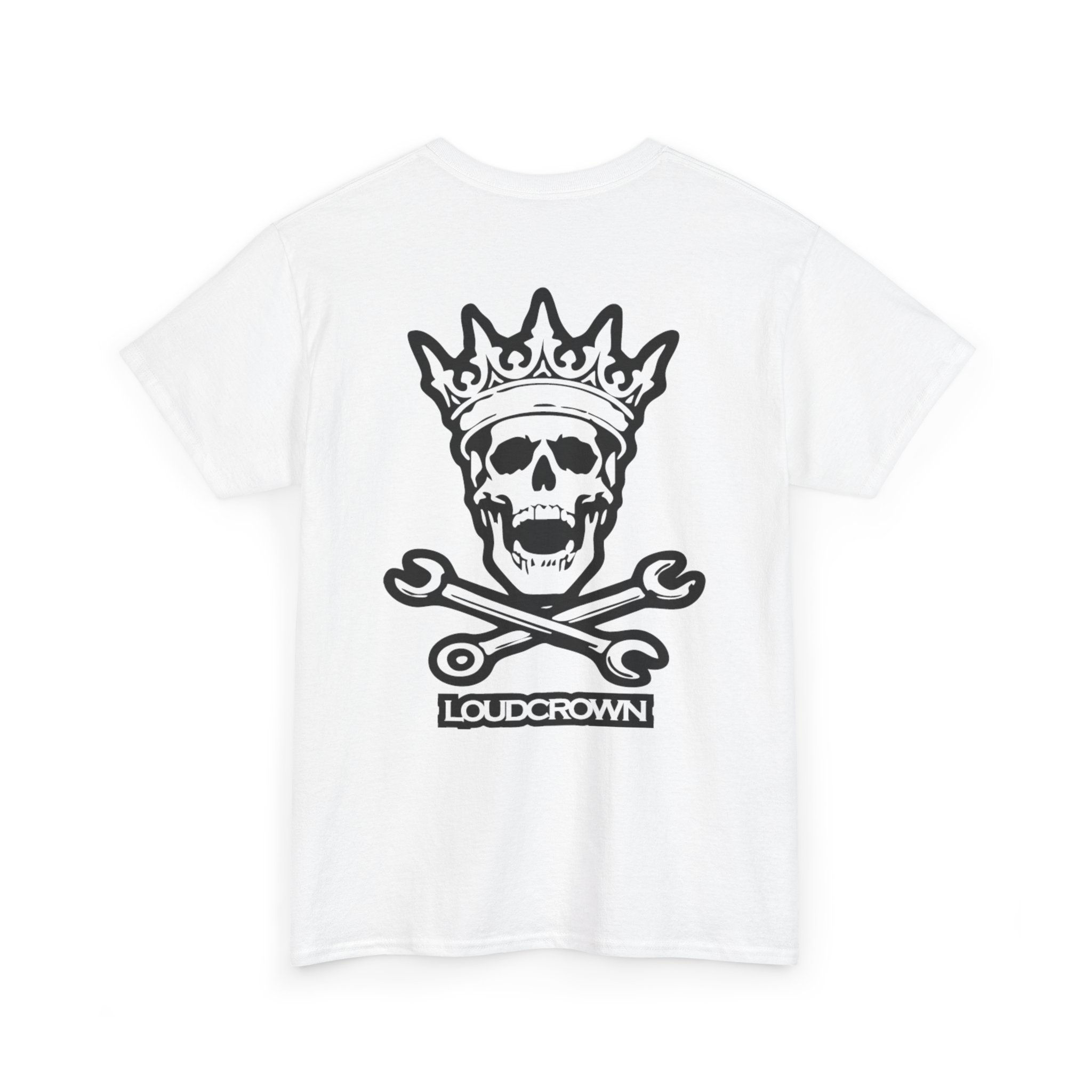 LoudCrown Skull Logo (back) MEN'S GRAPHIC T-SHIRT
