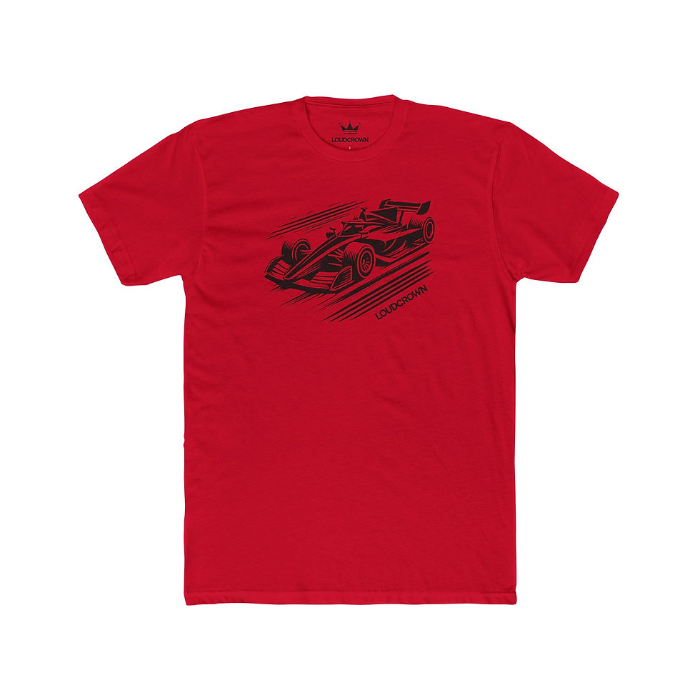 Thumbnail: LOUDCROWN F1 26 T-SHIRT, MOTORSPORT TEES, RACING TEES, KARTING TEES, MOTORSPORT T SHIRTS, RACING T SHIRTS, KARTING