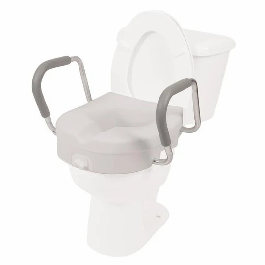 5" Raised Toilet Seat with removable arms-7016