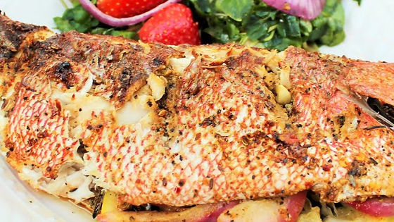 Freaky Fried Fish: Whole Red Snapper Fish