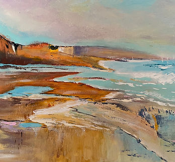 Lumière sur les falaises 