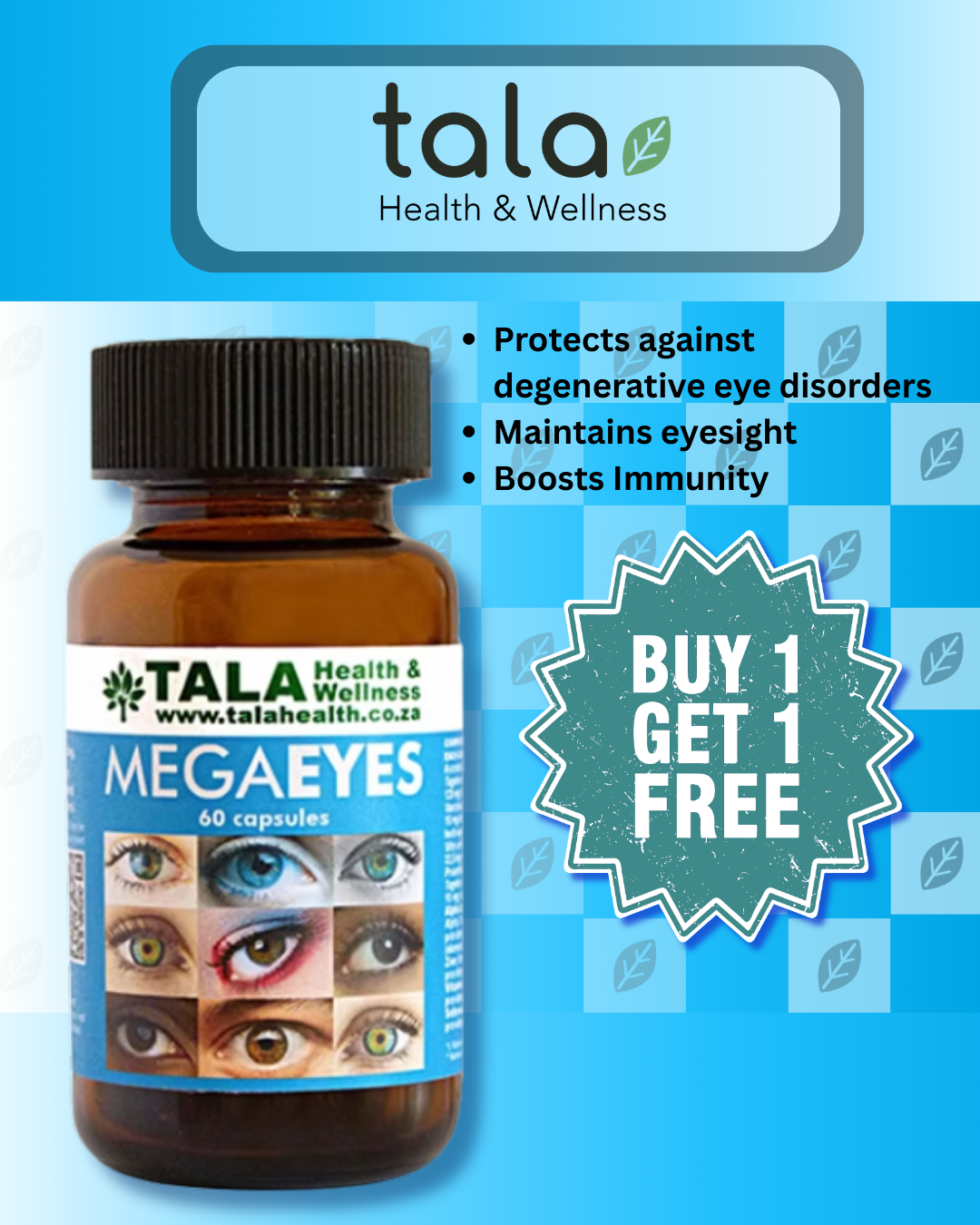 Tala Mega Eyes 60 capsules
