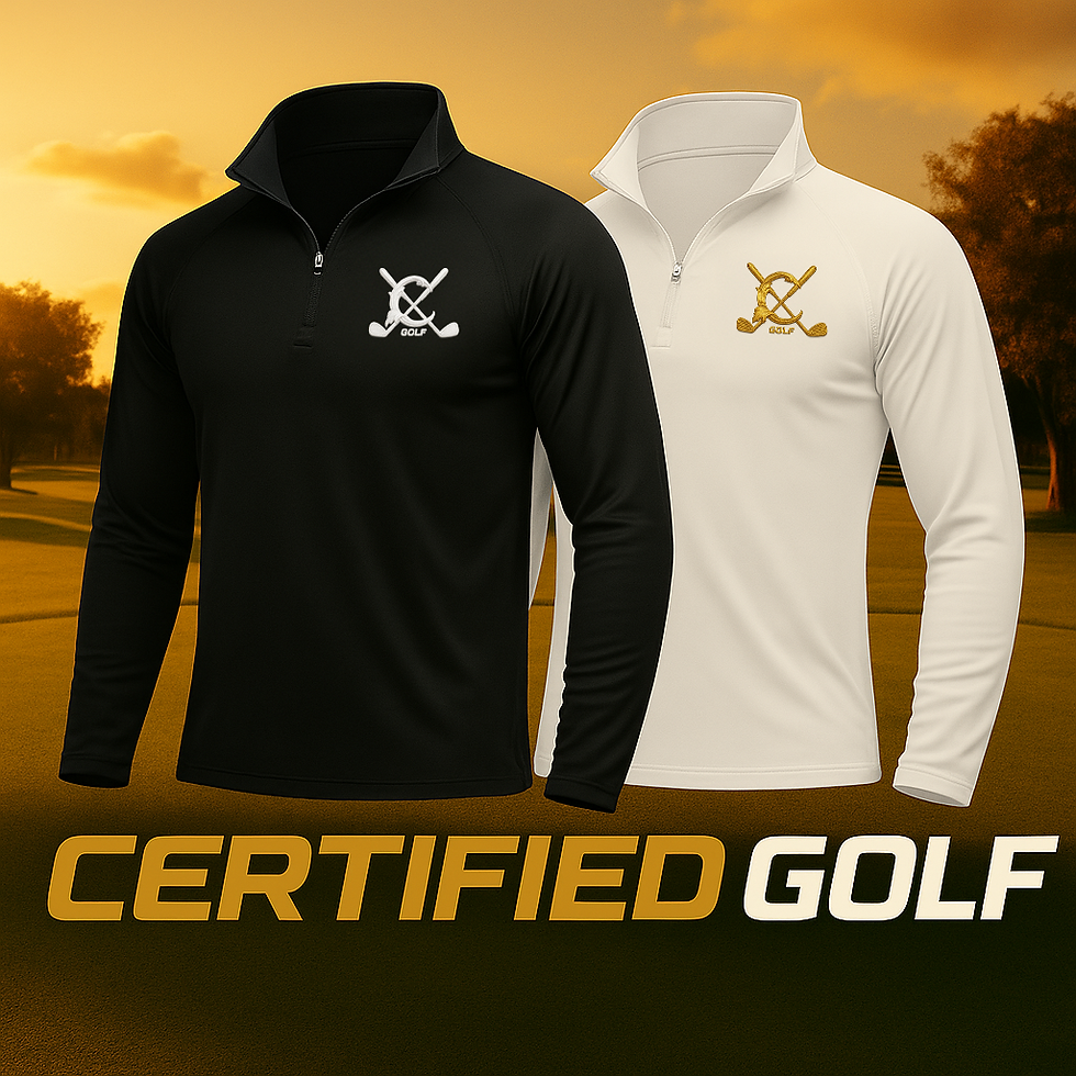 Thumbnail: Certified Golf // Crest Emblem Quarter Zip