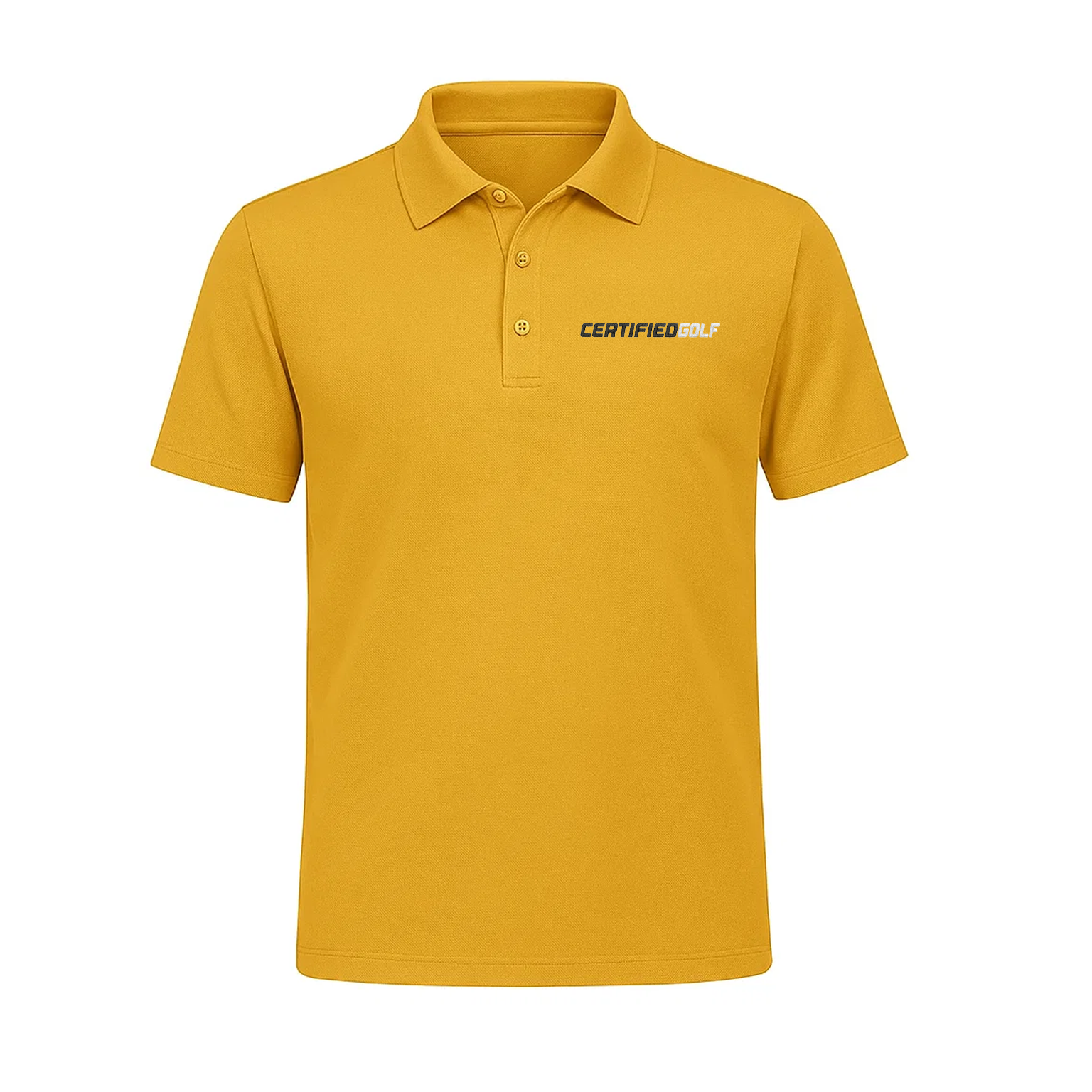 Certified Golf // Gold Polo