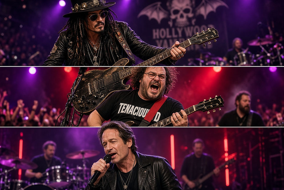 Del cine al rock: Las bandas secretas de tus actores favoritos