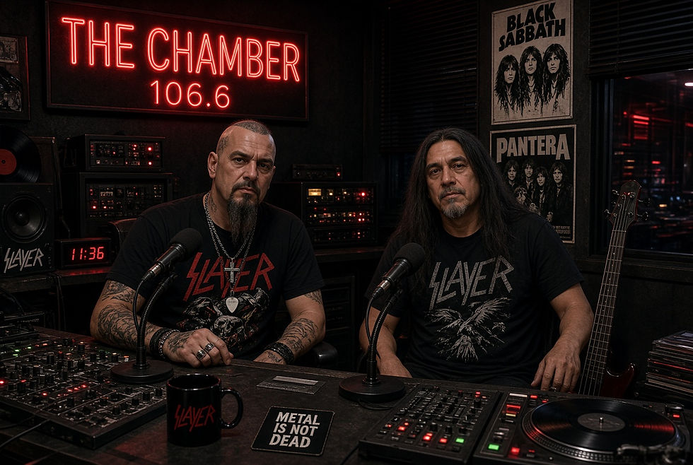Slayer toma el control de la radio en GTA VI: Kerry King y Tom Araya como DJs de The Chamber 106.6