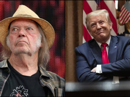 Neil Young demanda a comité de Trump por 10 millones por uso de su canción