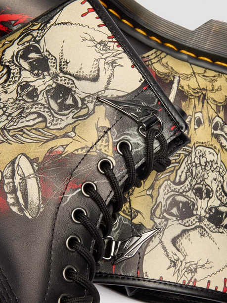 Metallica x Dr. Martens: Calaveras, rayos y puro metal en las icónicas botas y zapatos – ¡Nothing Else Matters!