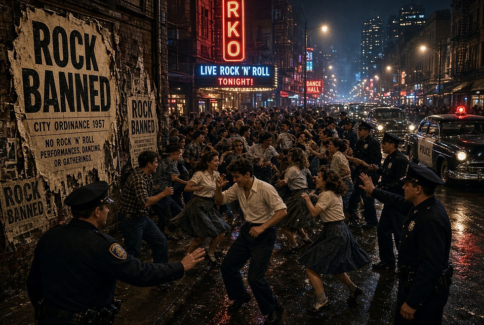 Cuando las ciudades quisieron borrar el rock de las calles… y el rock ganó