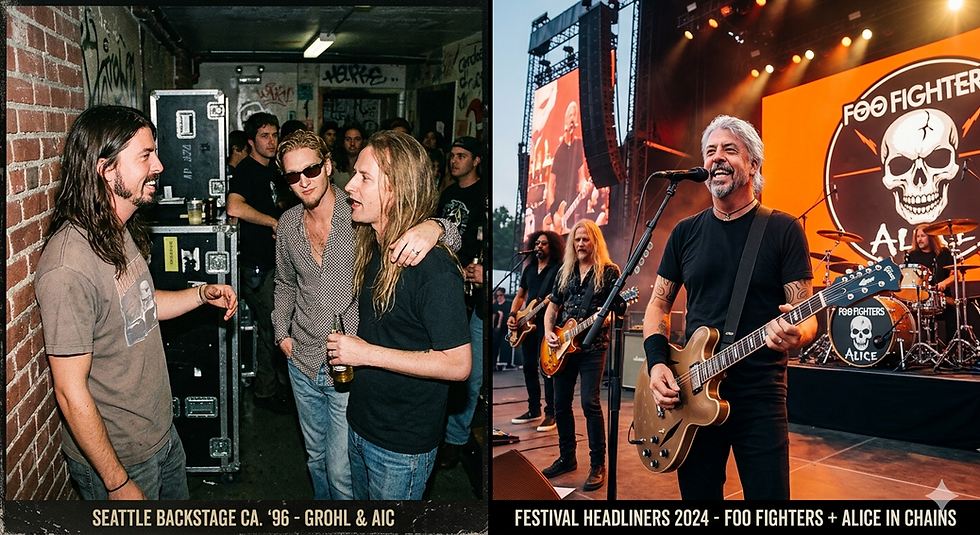 Dave Grohl se rinde ante Alice in Chains: 'Debería haber sido mi banda favorita hace 30 años