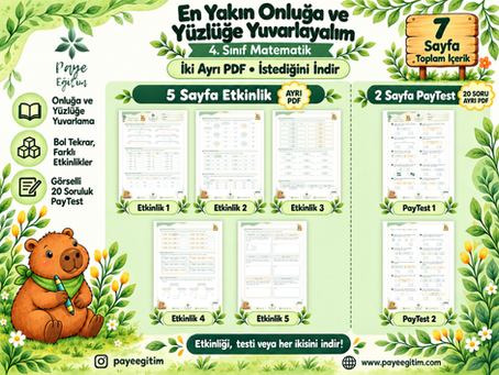 En Yakın Onluğa ve Yüzlüğe Yuvarlama