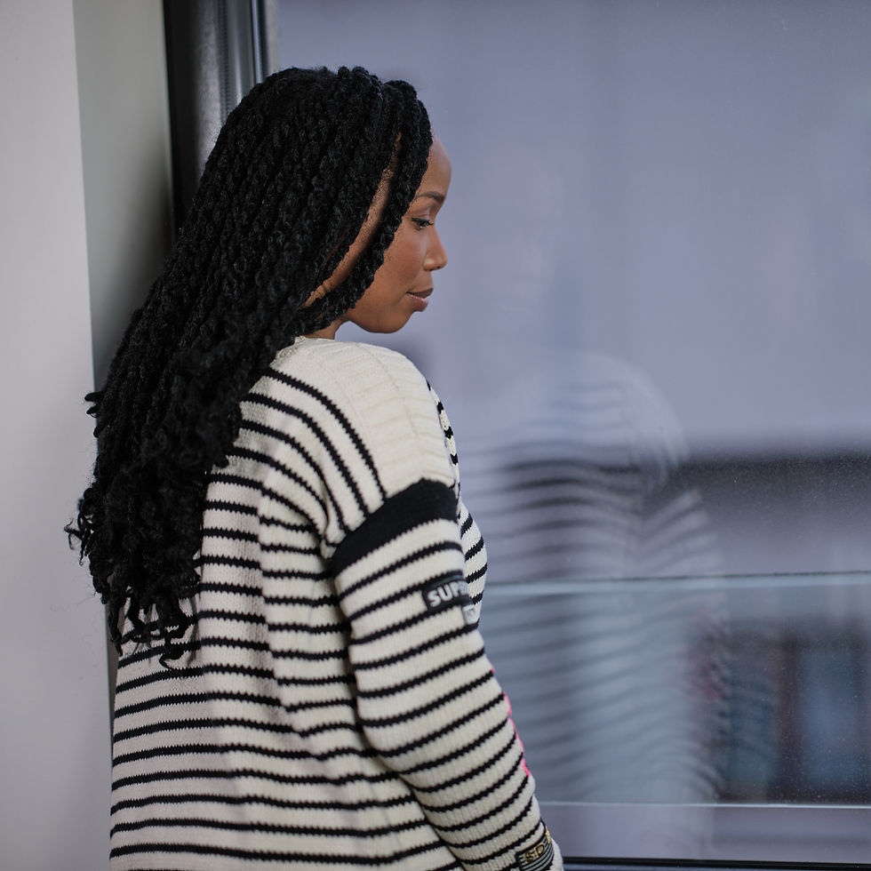 Woman looking through window | Stacy Ann Russell | Stacy travels to