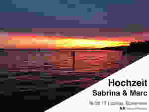 Hochzeit am Bodensee mit Sonnenuntergang