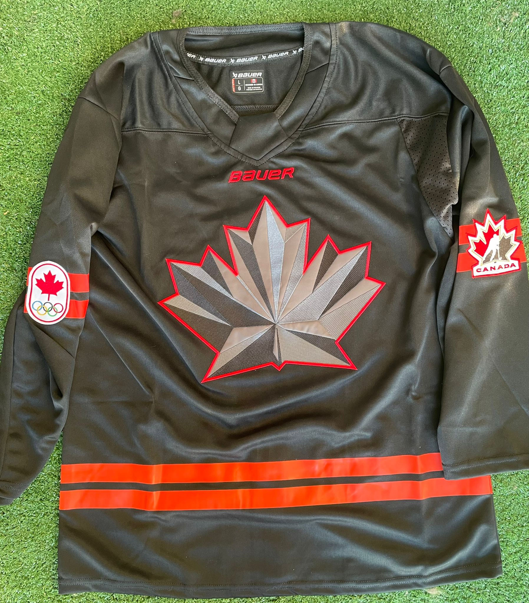 Canada Olympics Bauer Black Jersey