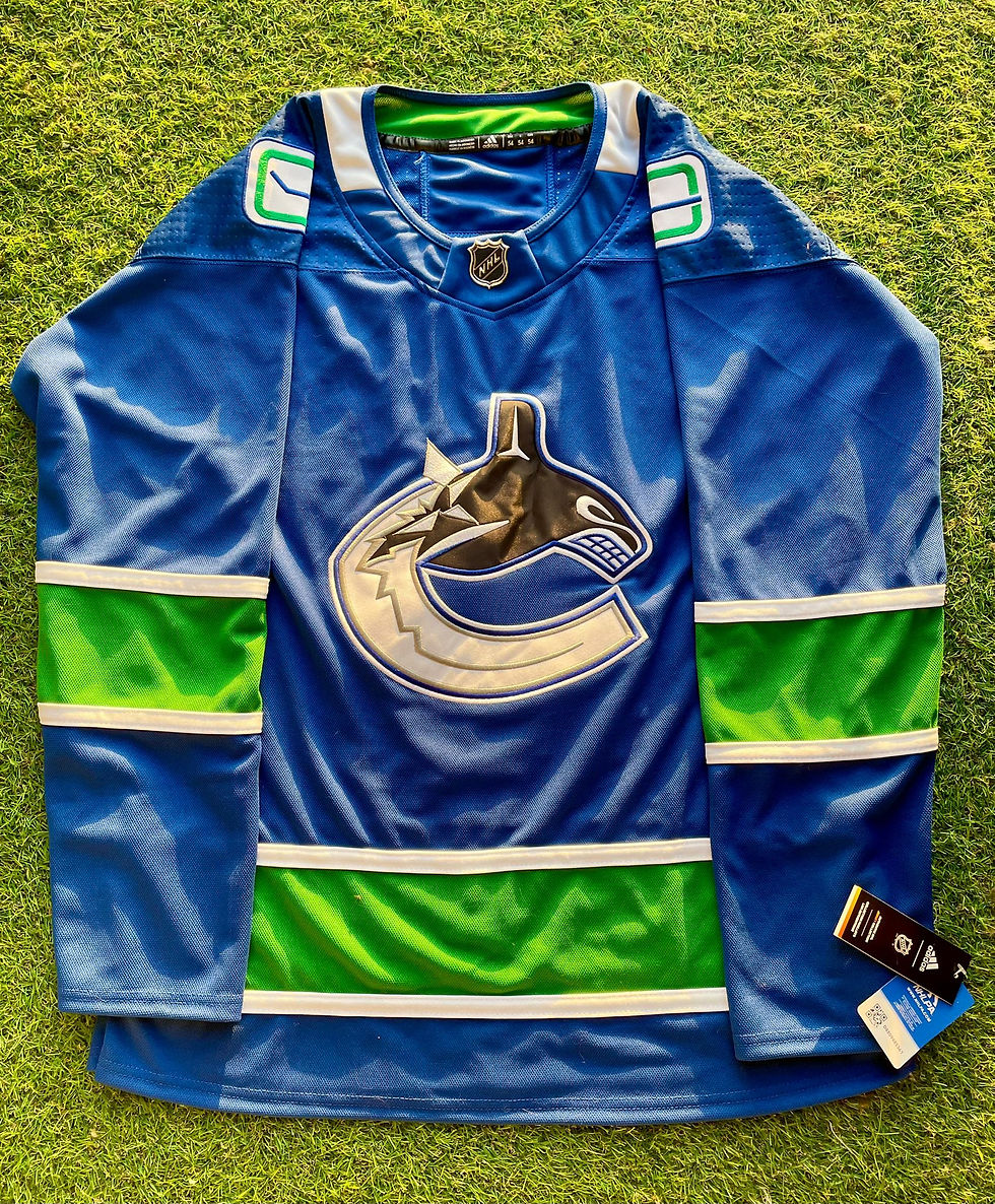 Vancouver Canucks Adidas Blue Home Jersey