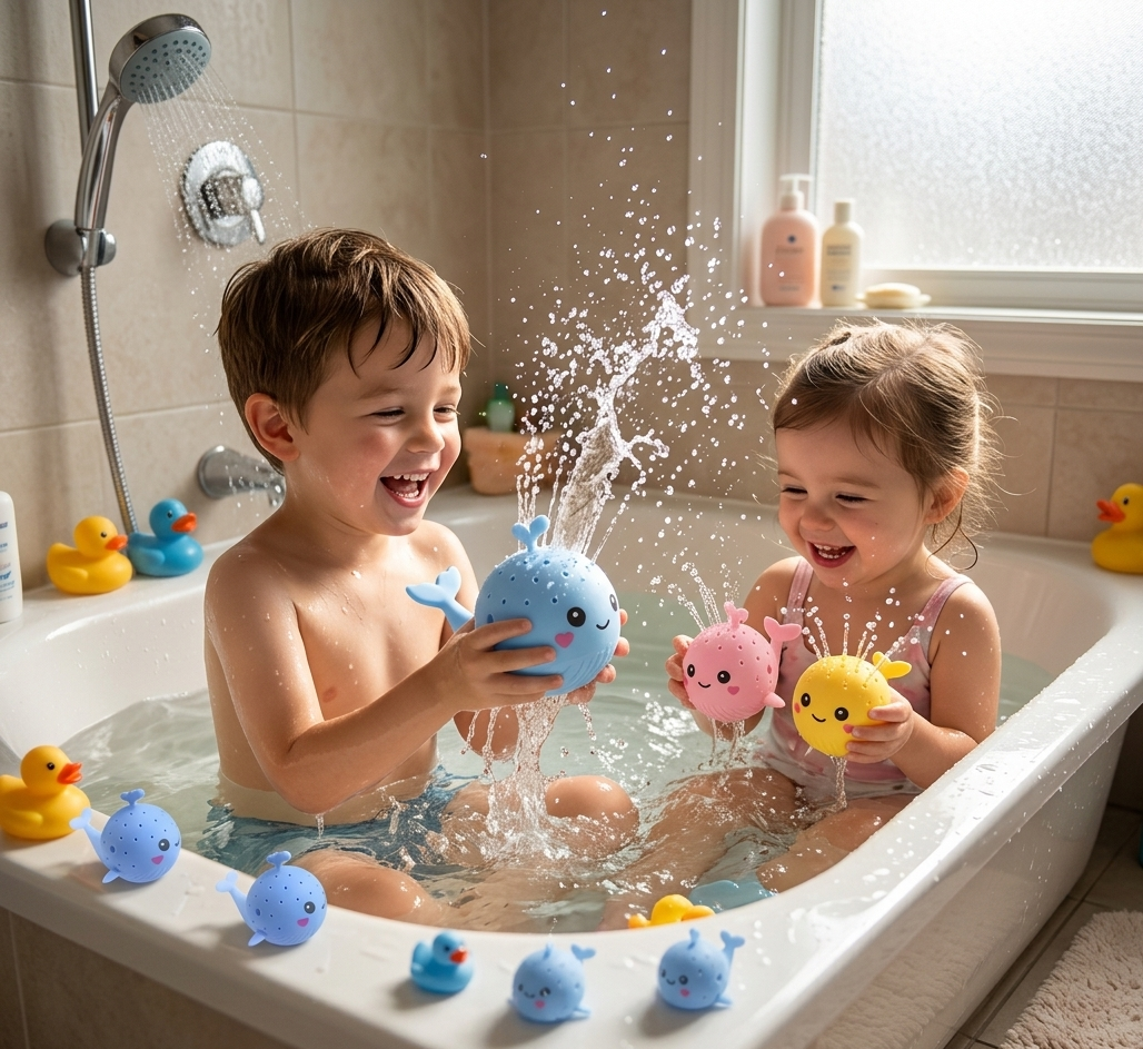 Cute Whale Bath Sprinkler™