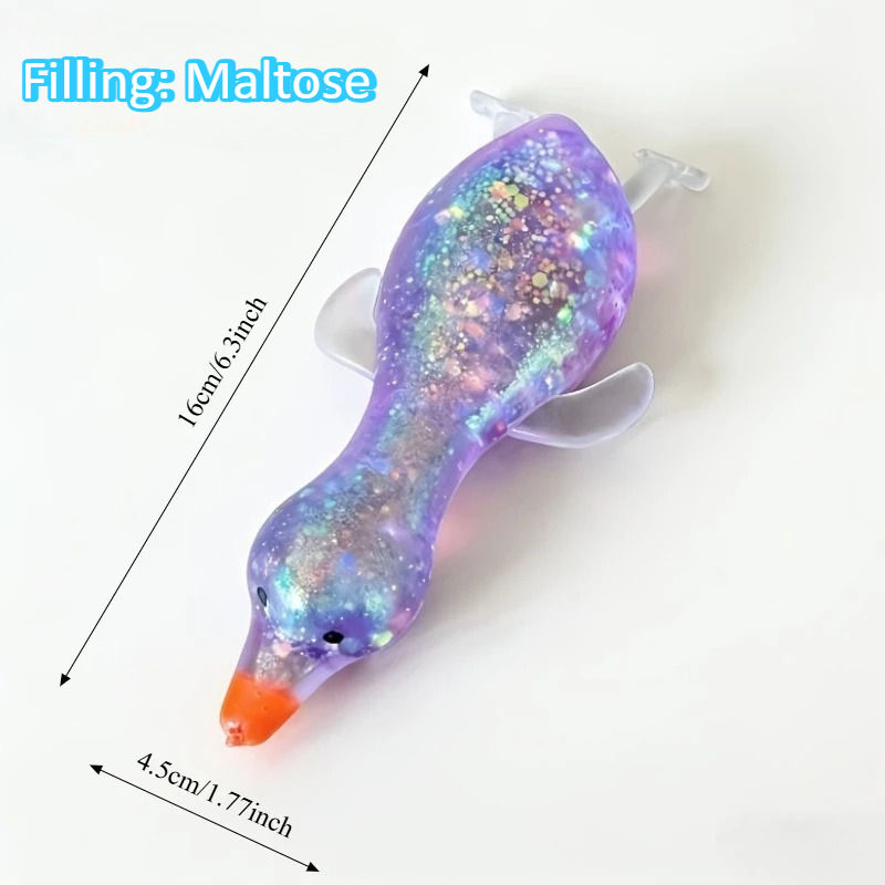 Thumbnail: Stretchy Duck Stress Toy - Soft Sensory Squishy Fidget