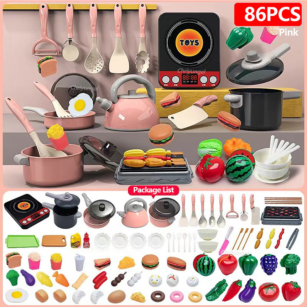 Thumbnail: Little Chef Kitchen Play Set - Pretend Cooking Toys for Kids