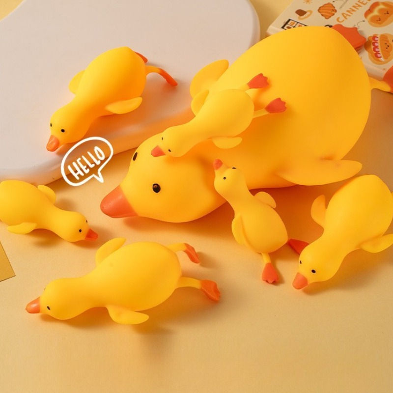 Thumbnail: Stretchy Duck Stress Toy - Soft Sensory Squishy Fidget