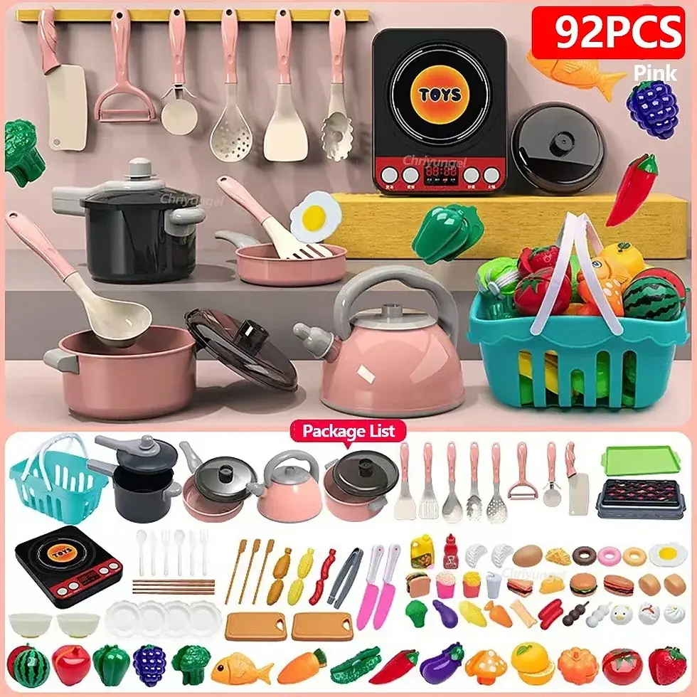 Thumbnail: Little Chef Kitchen Play Set - Pretend Cooking Toys for Kids