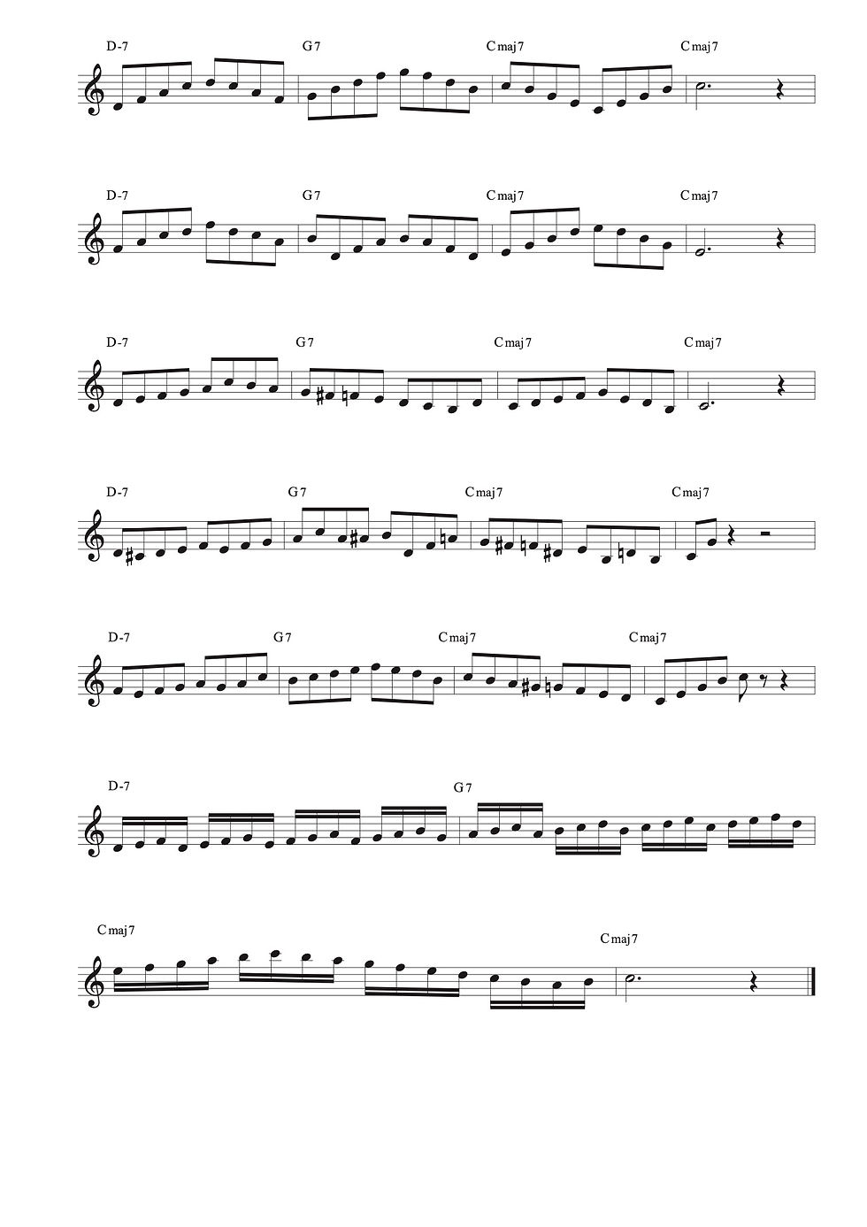 Jazz patterns