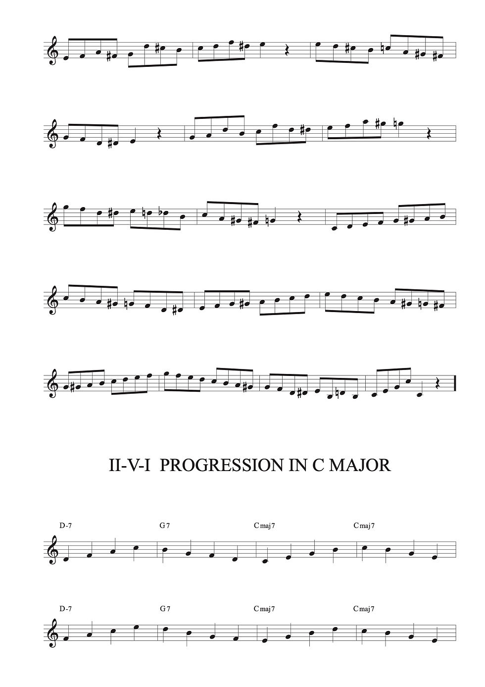 Jazz patterns