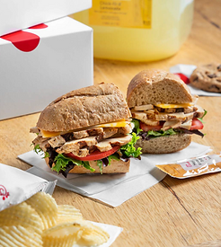 Catering Lifestyle Image - Chilled Grilled Chicken Sub Sandwich Packaged Meal 2 1_1_master