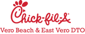 Chick-fil-A Vero Beach + East Vero Script Red.png
