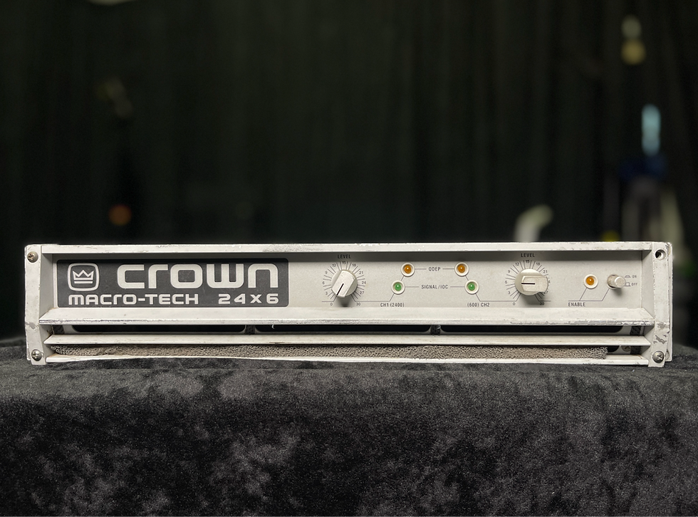 Crown Macro-Tech 24x6 Professional Power Amplifier