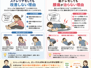 【ストレッチと筋トレの違い】