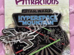 Pin of the Week: Disneyland Paris Star Wars Hyperspace Mountain Attraction Pin