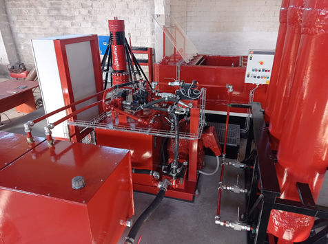2000tons high-precision servo driven hydraulic press for dynamically testing the StruFlex devices
